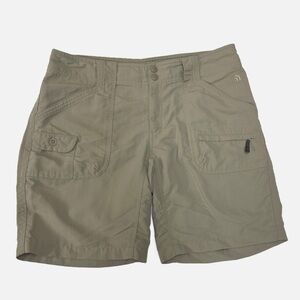 The North Face Paramount Moraine Khaki Cargo Shorts Womens size 12